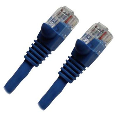 Blue Axiom 15FT CAT6A BENDNFLEX Ultra-Thin SNAGLESS Patch Cable 650MHZ 